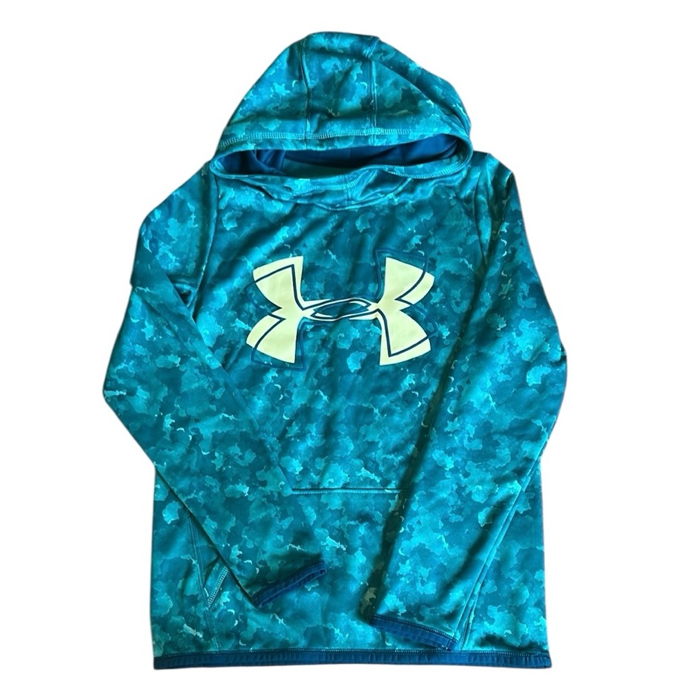 Under Armour Teal Camouflage Hoodie NWOT